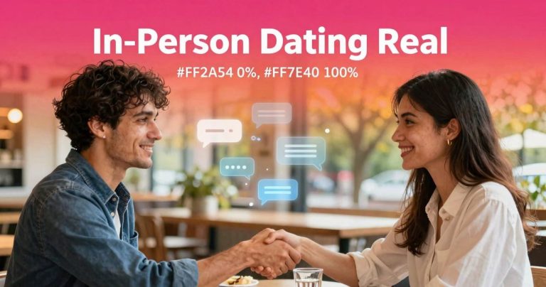 Faire de vraies rencontres: passer du virtuel au réel, sans malaise