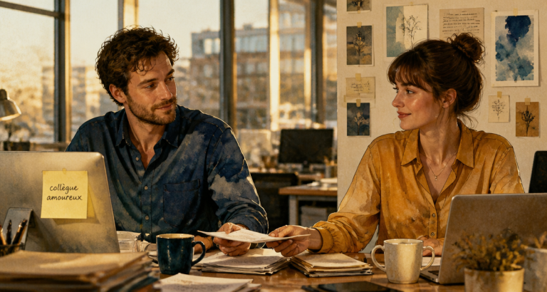 Collègue amoureux : 7 signes non verbaux et le test du miroir pour décoder ses intentions