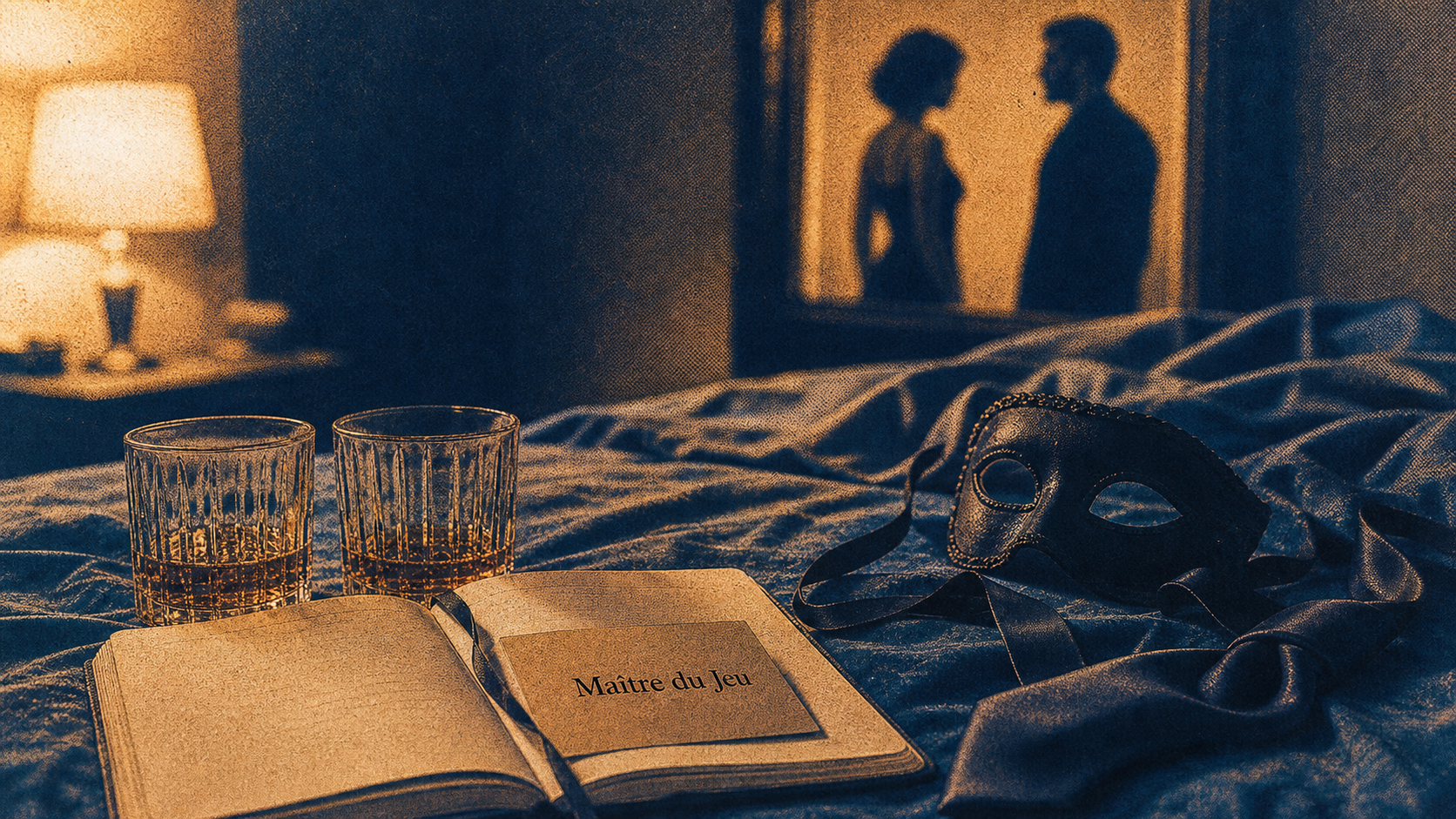 Jeu de role sex : chambre intime, accessoires, carnet Maître du Jeu