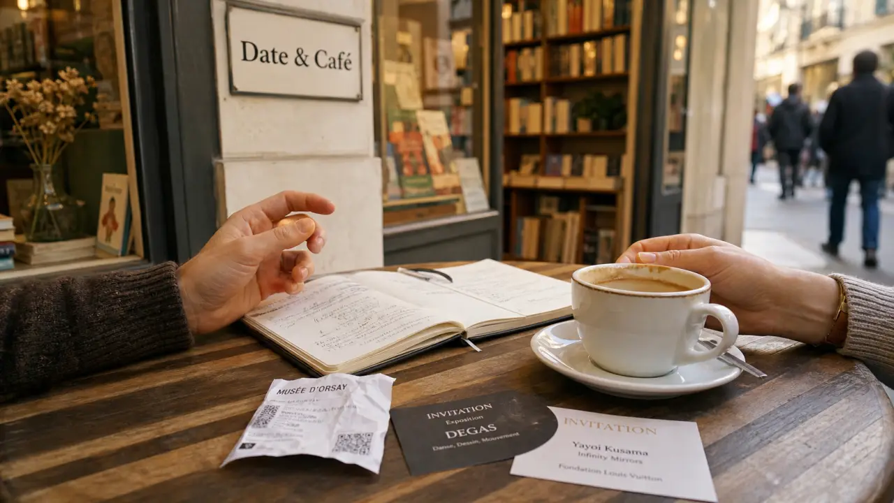 Idee de date : mains autour d’un café pour une date restaurant