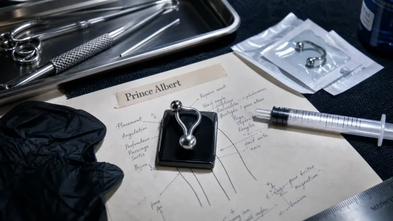 Le piercing Prince Albert traverse l’urètre et demande des soins précis