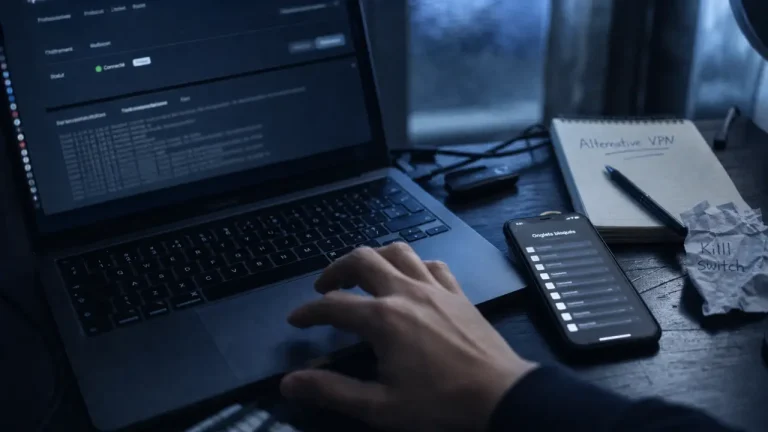 Pornhub alternative france : écran avec VPN et accès bloqué