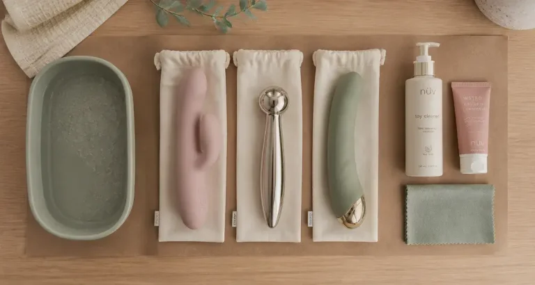 Sextoys femmes : sensations externe, pénétration et entretien sur table