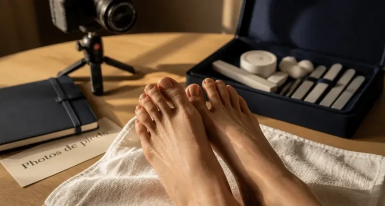 Site pieds : photos de pieds sur bureau, pieds soignés