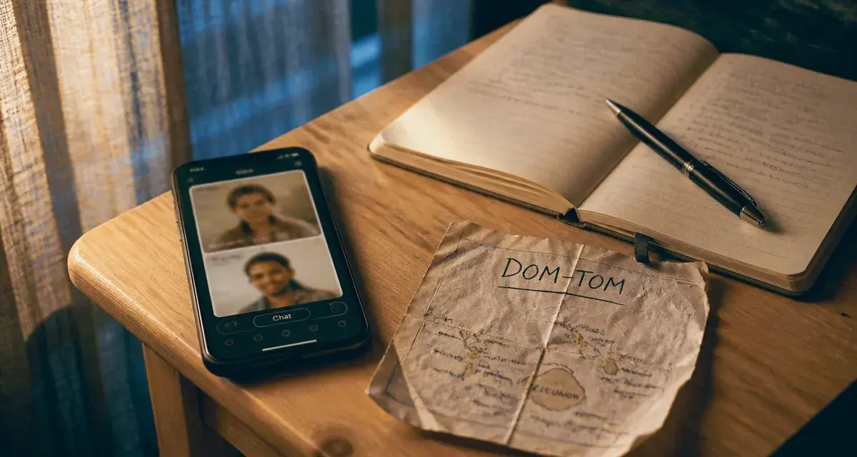 Tibo site de rencontre DOM-TOM : chat sur smartphone